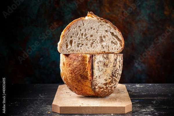 Fototapeta Sourdough bread with ears