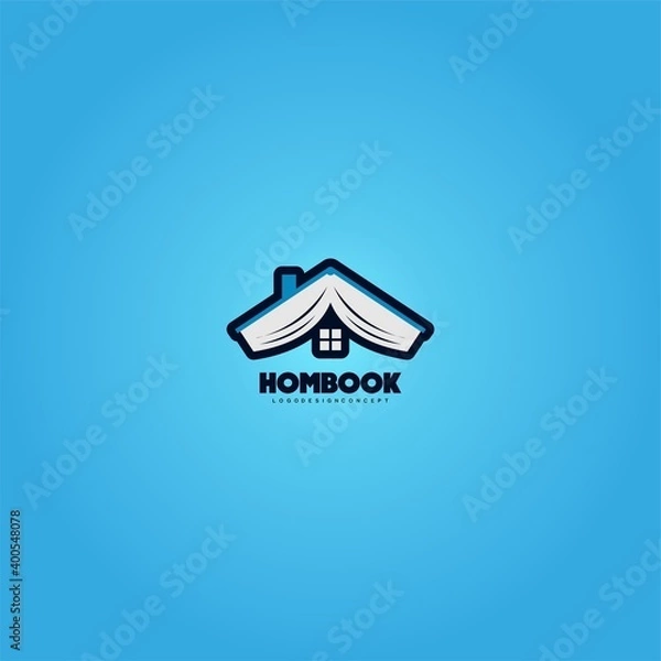 Obraz Home Book Logo Design