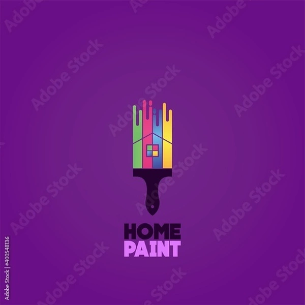 Obraz Home Paint Logo Design