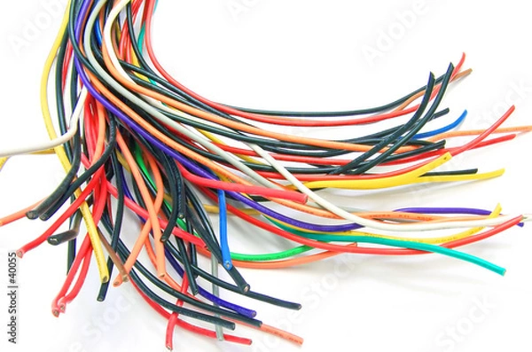 Obraz lots of cables