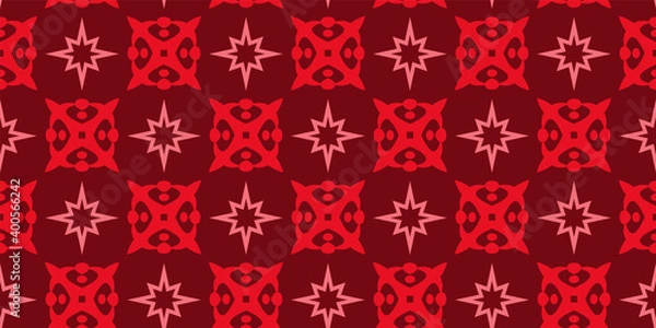 Fototapeta Modern background wallpaper, seamless pattern. Colors: shades of red, monochrome. Pattern for a seamless texture. Perfect for fabrics, covers, posters, home decor or wallpaper