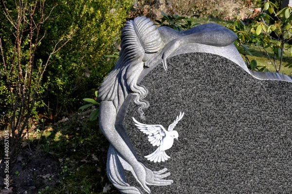 Obraz Trauer - Friede sei mit Dir