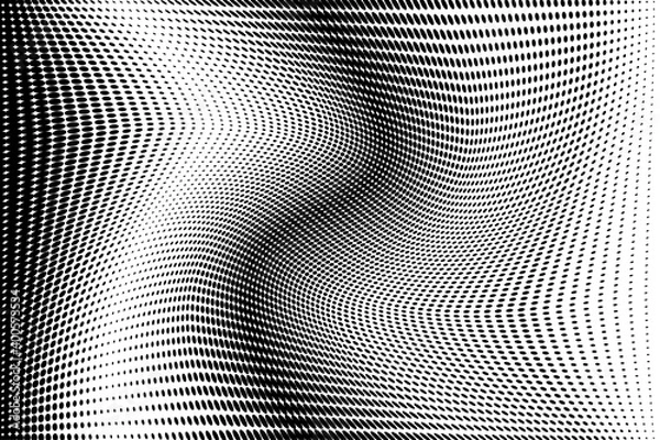 Obraz Light halftone dots grunge wide background
