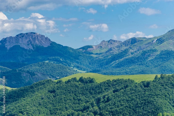 Obraz landscape with mountains and sky