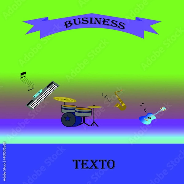 Fototapeta Musical instruments