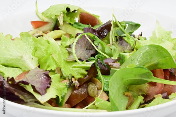 Obraz fresh salad close up