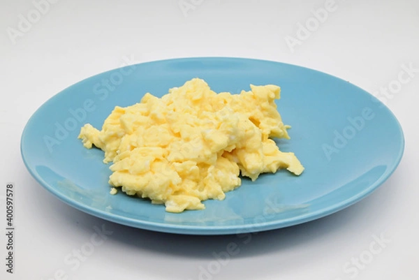 Obraz scrambled eggs on a plate