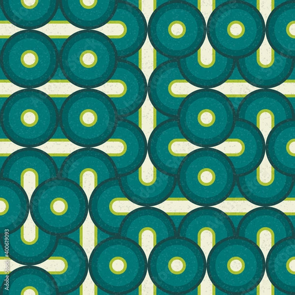 Fototapeta Abstract Geometric Pattern generative computational art illustration