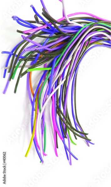 Obraz lots of cables