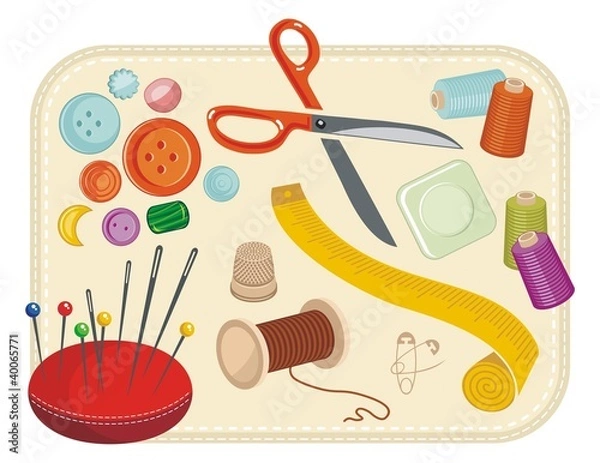 Obraz Sewing Set