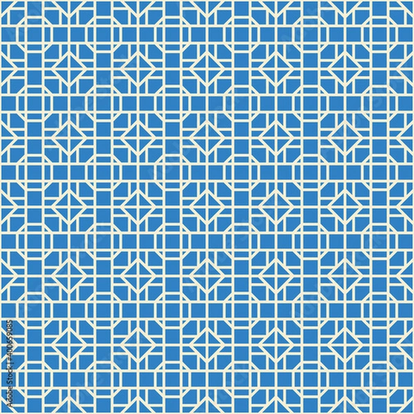 Fototapeta Art deco seamless pattern background.