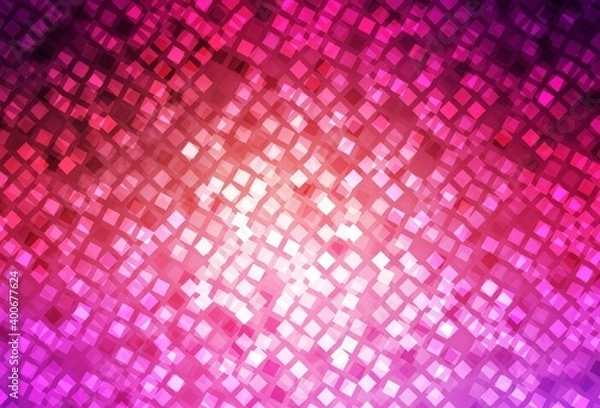 Obraz Light Pink, Yellow vector texture in rectangular style.