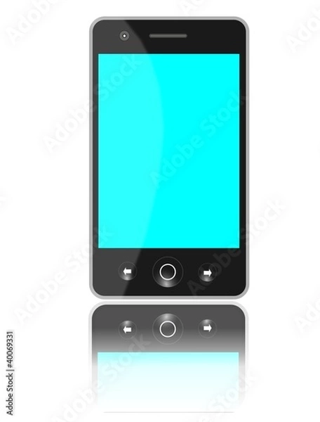 Obraz Smartphone, leeres Display