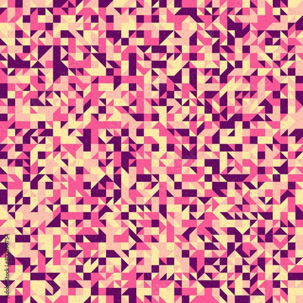 Fototapeta Abstract Geometric Pattern generative computational art illustration