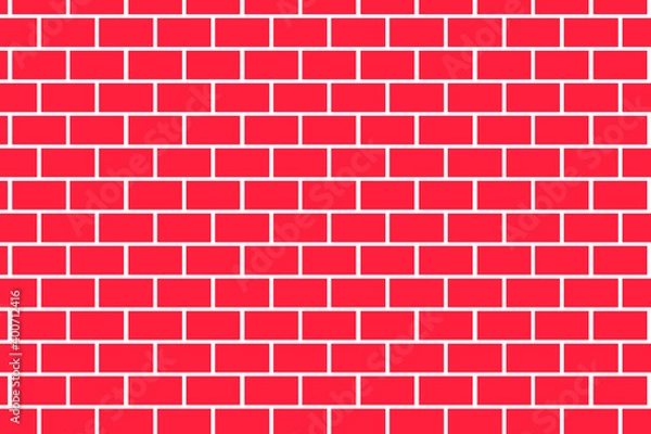 Fototapeta Textura o fondo de ladrillos rojos rosado