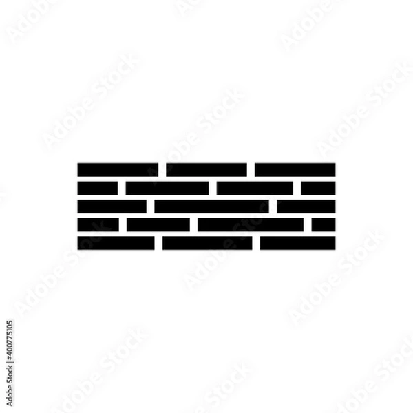 Fototapeta Wall outline icon. Symbol, logo illustration for mobile concept and web design.