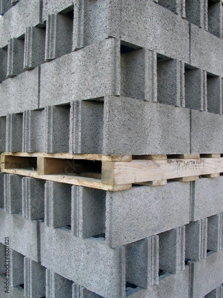 Obraz Palette de parpaing