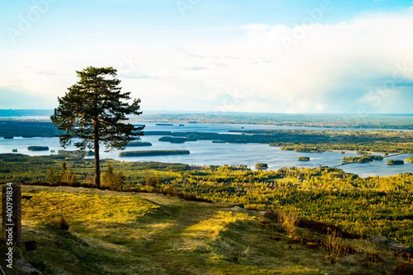 Obraz landscape by the lake