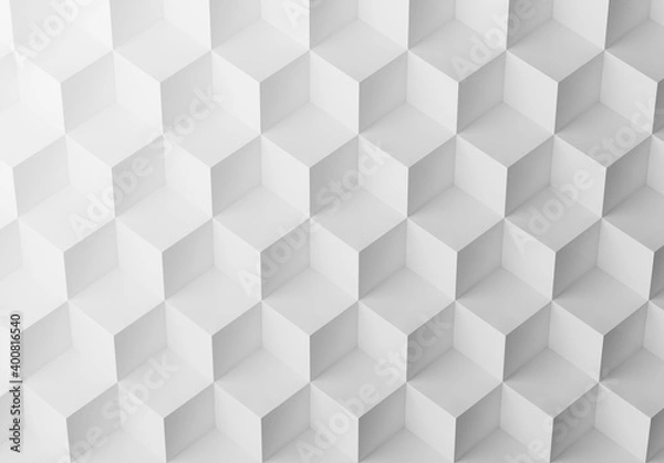Fototapeta Abstract mosaic background with 3d cubes