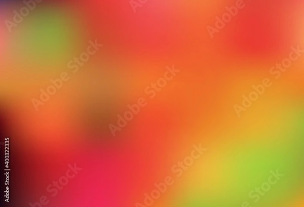 Fototapeta Light Red, Yellow vector abstract blurred background.