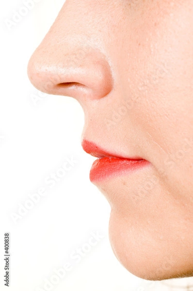 Fototapeta mund und nase