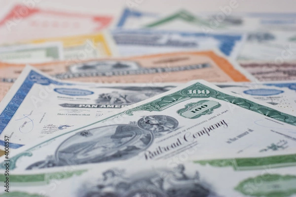 Obraz Wybór akcji zwykłych