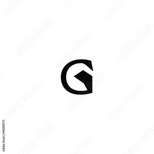 Obraz g letter vector logo design