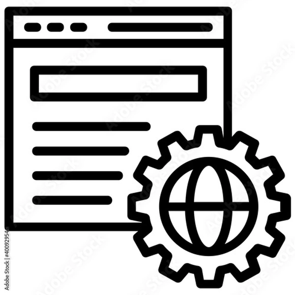 Fototapeta Network Optimization 