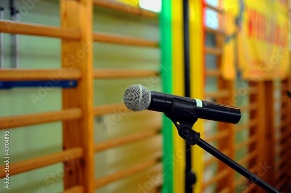 Fototapeta mikrofon