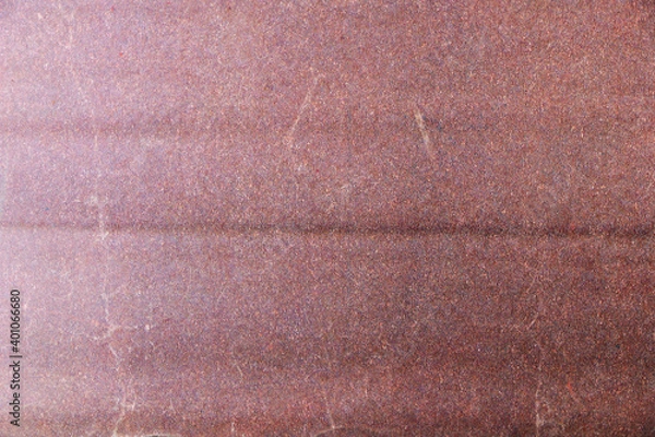 Fototapeta Brown background with scuffs. Paper texture. Empty backdrop.