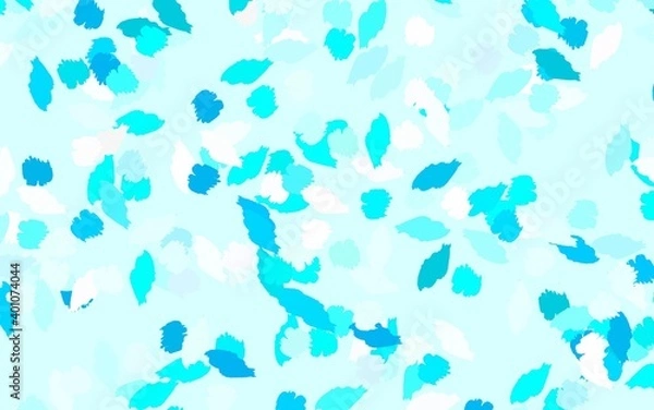Fototapeta Light Blue, Green vector texture with abstract forms.