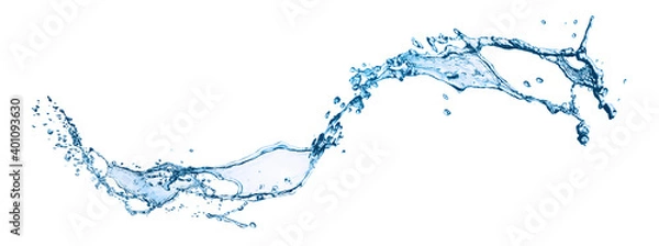 Obraz 抽象的な水飛沫のクローズアップ