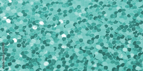 Fototapeta Turquoise glitter