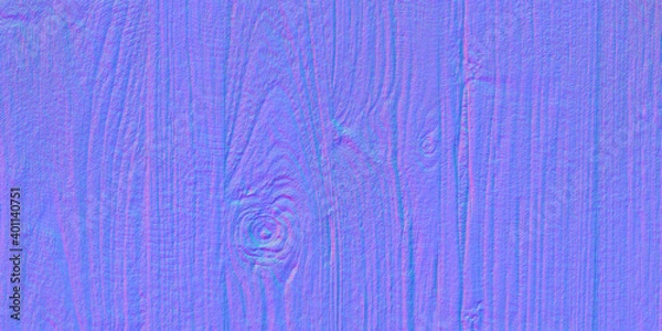 Fototapeta Normal maps of wooden boards for 3D work.