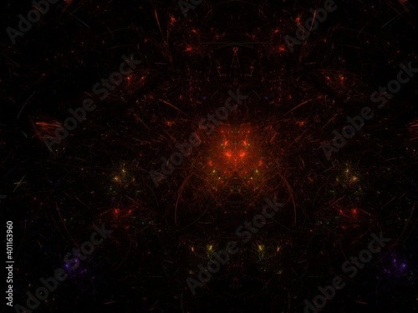 Obraz Imaginatory fractal background Image