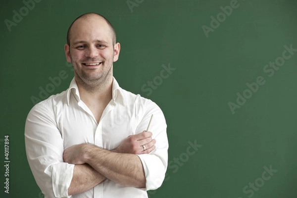 Fototapeta Happy Smile from teacher,