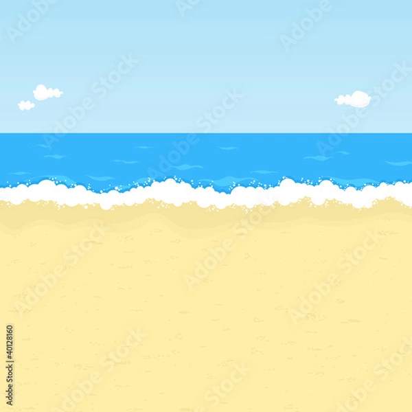 Obraz Cartoon beach