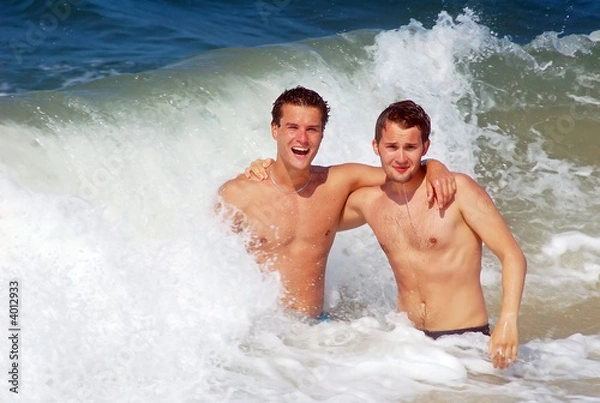 Obraz Photo of beach fun in USA.