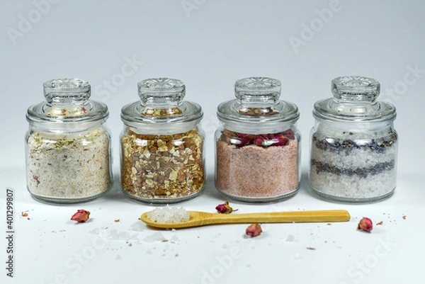 Obraz salt in jars