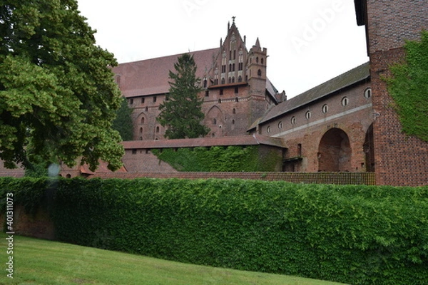 Obraz castle in the garden