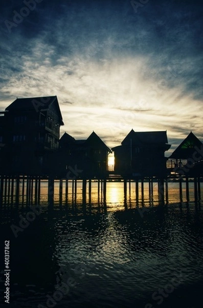 Obraz sunset on the beach