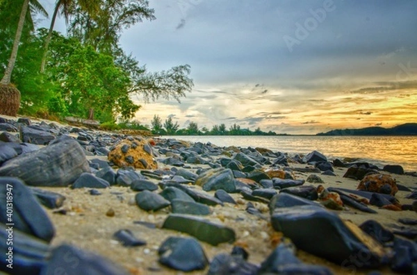 Obraz beach at sunset