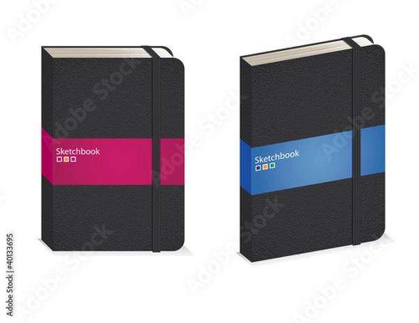 Fototapeta vector notebook