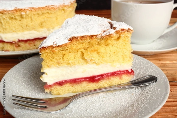 Fototapeta Victoria Sponge Cake