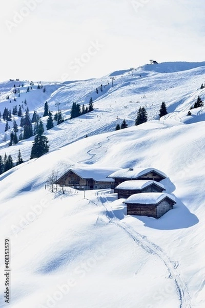 Obraz ski resort in winter