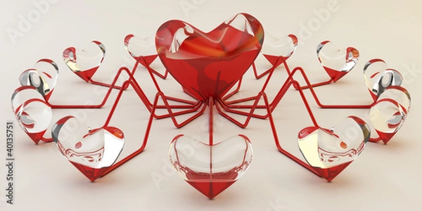 Obraz Blood transfusion concept