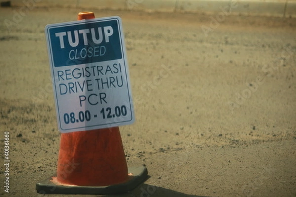 Obraz no parking sign