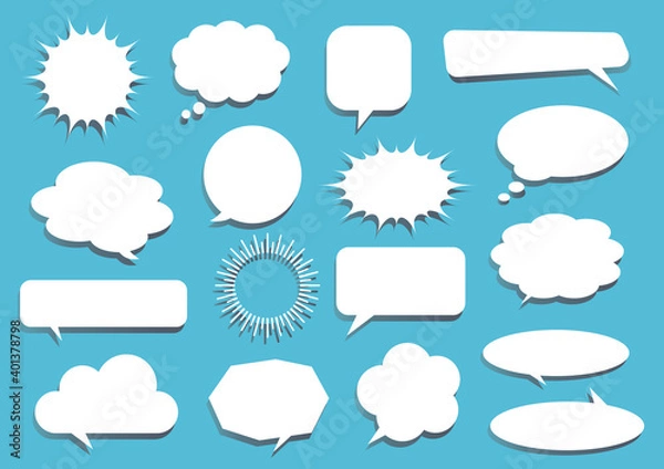Fototapeta ふきだしセット