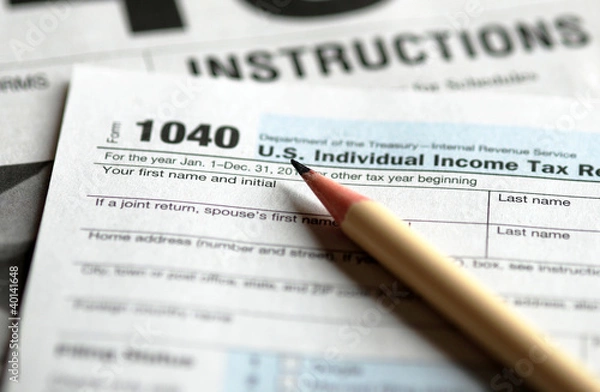 Obraz U.S. Tax Forms