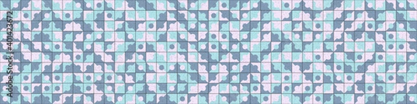 Obraz Abstract Geometric Pattern generative computational art illustration